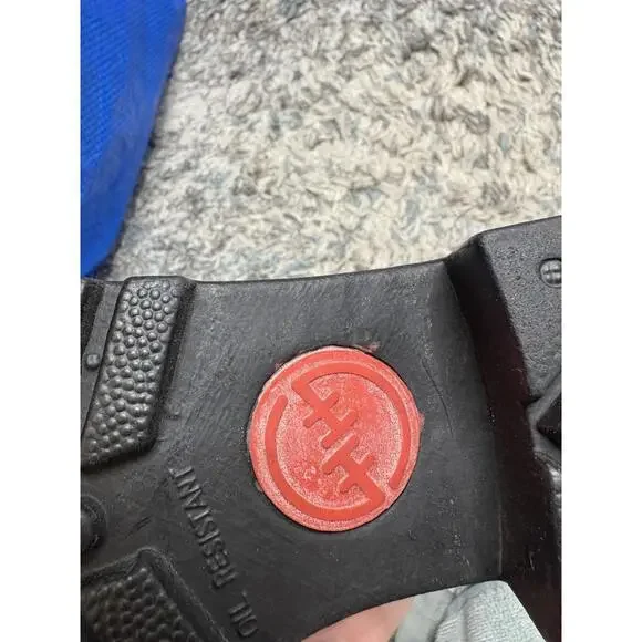 Double H Boots Womens 9 Combat Double Zip Chunky Biker Motorcycle Goth Edgy - Picture 8 of 10